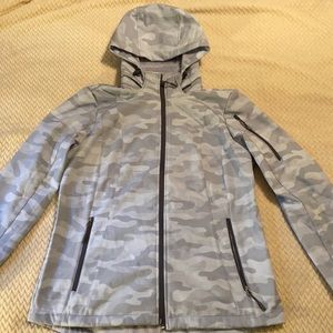Softshell fleece lined hooded jacket